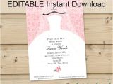 Online Editable Wedding Invitation Cards Free Download Bridal Shower Invitations Free Editable Bridal Shower