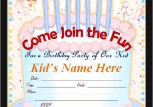 Online Party Invitation Template Free 63 Printable Birthday Invitation Templates In Pdf