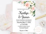 Online Wedding Invitation Template Wedding Invitations Templates Printable for All Budgets