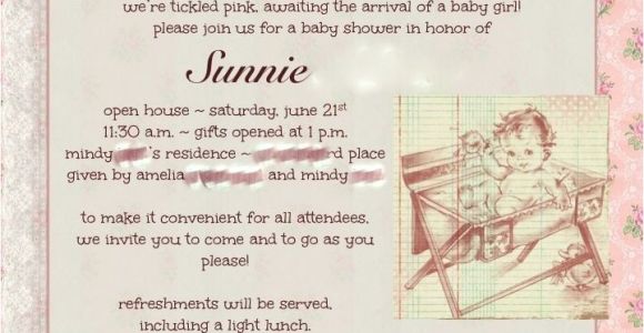 Open House Baby Shower Invitation Wording Baby Shower Food Ideas Baby Shower Ideas Open House