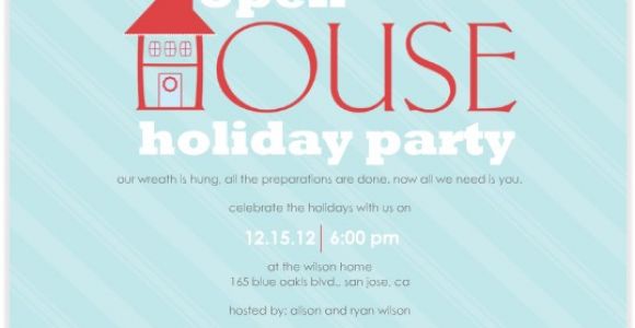 Open House Style Party Invitation Wording Open House Party Invitation Wording
