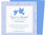 Openoffice Wedding Invitation Template Lovebirds Bridal Shower Invitations Template Easy to Use
