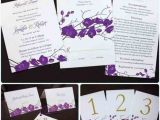 Orchid Wedding Invitation Kits Blue orchid Wedding Invitations Purple