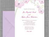 Orchid Wedding Invitation Template orchid Wedding Invitation 72 Beautiful Wedding Invite
