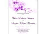 Orchid Wedding Invitation Template orchid Wedding Invitation Purple Wedding Template Shop