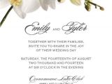 Orchid Wedding Invitation Template orchid Wedding Invitation Wedding Ideas In 2019