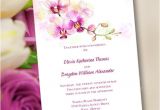 Orchid Wedding Invitation Template Printable Wedding Invitation Template orchid