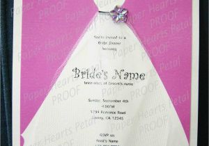 Order Bridal Shower Invitations Custom Bridal Shower Invitation with Veil Made to order In