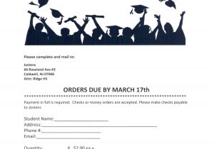 Order Graduation Invitations 2017 Graduation Announcements order form 2 Pdf 2 Ridge Pto