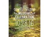 Outdoors Wedding Invitations Woodland Rustic Outdoor Wedding Invitations Zazzle