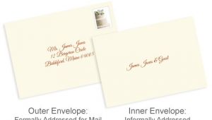 Outer Envelopes for Wedding Invitations Properly Address Pocket Invitations without Inner Envelopes