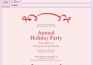 Outlook Holiday Party Invitation Template Download Free Printable Invitations Of E Mail Message