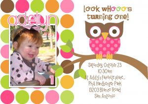 Owl 1st Birthday Invitations Owl 1st Birthday Invitations Ideas – Bagvania Free