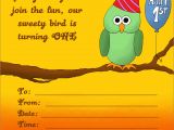 Owl 1st Birthday Party Invitations 20 Cute 1st Birthday Invitations Free Printable and