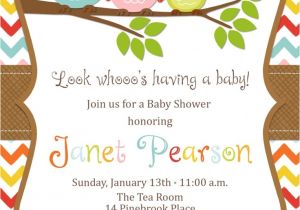 Owl Baby Shower Invitations Etsy Etsy Baby Shower Invitations