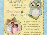 Owl Baptism Invitations butterfly Owl Christening Invitation Baby Girl Bir