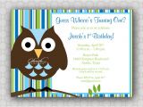 Owl First Birthday Photo Invitations 301 Moved Permanently