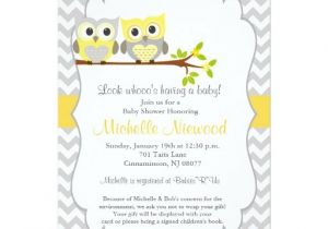 Owl Invitations for Baby Shower Owl Baby Shower Invitation