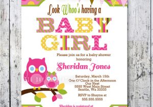Owl Invitations for Baby Shower Owl Baby Shower Invitations Baby Shower by Bigdayinvitations