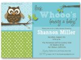 Owl Invitations for Baby Shower Owl themed Baby Shower Invitation