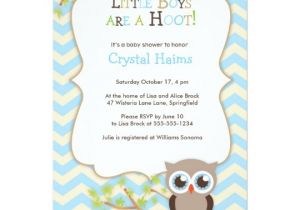 Owl themed Baby Shower Invitation Template Chevron Owl themed Baby Shower Invitations Boy