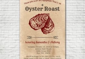 Oyster Roast Birthday Invitations Oyster Roast Invitation Printable or Printed W Free