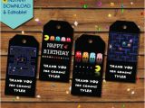 Pac Man Birthday Invitation Template Pacman Birthday Invitation Pacman Invitations Pacman Party