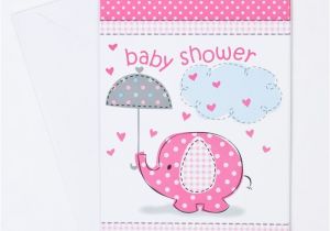 Packs Of Baby Shower Invitations Pink Elephant Print Baby Shower Invitations Pack Ly P