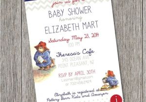 Paddington Bear Baby Shower Invitations Paddington Bear Printable Invitation & Favor by