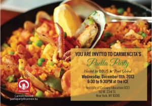 Paella Party Invitations Bisila Bokoko Pont Global to Host A Cocktail Style