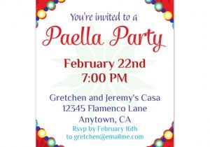 Paella Party Invitations Paella Party Invitations Cards On Celebrations Com