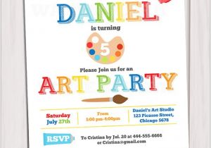 Paint Party Invitation Template Free Kids Invitation Templates 27 Free Psd Vector Eps Ai