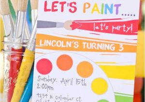 Painting Party Invitation Ideas How to Throw A Rainbow Art Party Ideas with A Creative Twist
