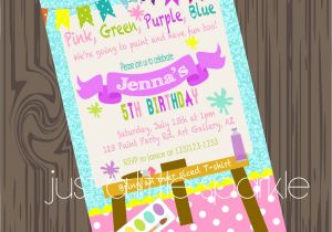 Painting Party Invitation Ideas Party Invitations Best Paint Party Invitations Art