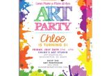 Painting Party Invitations Free Printable 7 Best Images Of Art Party Invitations Printable Paint