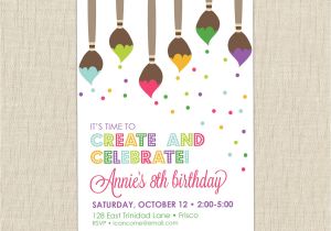 Painting with A Twist Birthday Party Invitations Breathtaking Painting Birthday Party Invitations