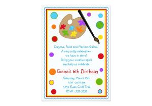 Painting with A Twist Birthday Party Invitations Painting Birthday Party Invitations