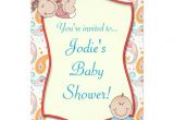 Paisley Baby Shower Invitations Paisley Baby Shower Invitation