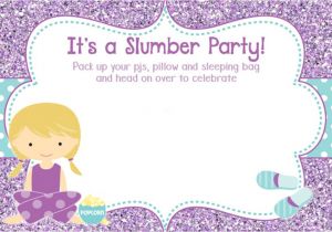 Pajama Party Invitation Template 50 Beautiful Slumber Party Invitations Kittybabylove Com