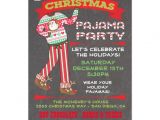 Pajama Party Invitations for Adults Chalkboard Christmas Pajama Party Invitations Zazzle