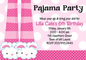 Pajama Party Invites Free Invitation for A Pajama Party orderecigsjuice Info