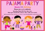 Pajama Party Invites Pajama Party Birthday Invitation Slumber by