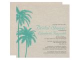 Palm Tree Bridal Shower Invitations Palm Tree Burlap Bridal Shower Invitations Zazzle