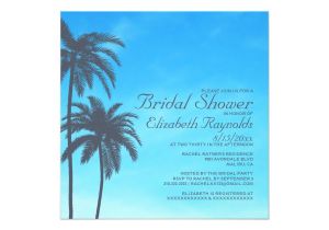 Palm Tree Bridal Shower Invitations Rustic Palm Tree Bridal Shower Invitations Zazzle