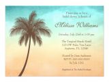 Palm Tree Bridal Shower Invitations Tropical Beach Palm Tree Bridal Shower Invitations 5 Quot X 7