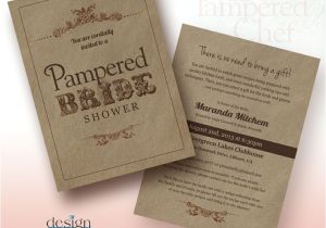 Pampered Chef Bridal Shower Invitations Pin by Tami Hanson Urwin On Scrapbooking