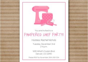 Pampered Chef Party Invitation Pampered Chef Party Invitation Cooking by