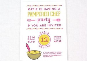 Pampered Chef Party Invitation Pampered Chef Party Invitation for Kitchen Supplies