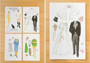 Paper Dolls Wedding Invitations Creative Ideas for Wedding Invitations Printingdeals org