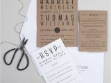 Paper Type Wedding Invitation Graphic Type Wedding Invitation by Pear Paper Co